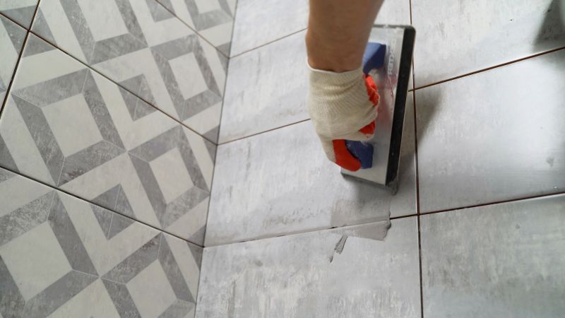 Bathroom Floor Regrouting